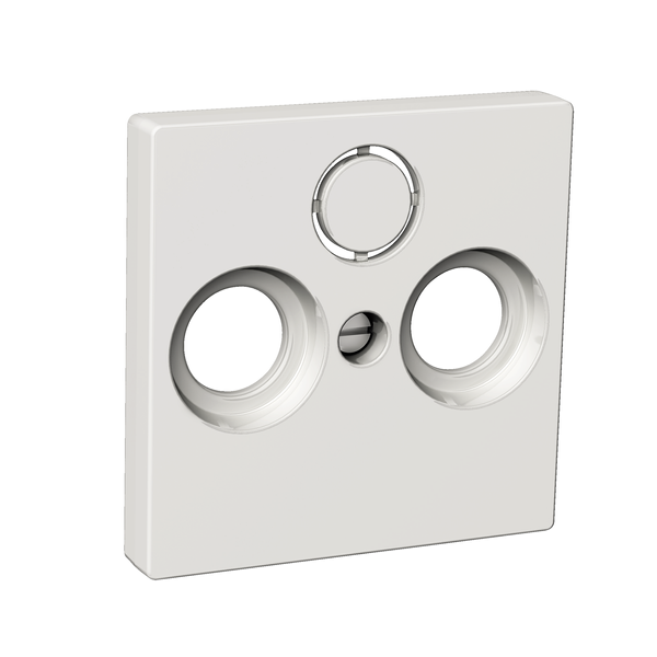 cover plate for R/TV/SAT socket, Exxact, white image 2