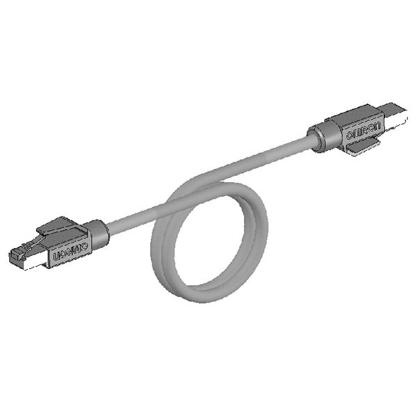 Ethernet Cat.5 cable, PVC, RJ45 plug / RJ45 plug, 0.5 m image 3