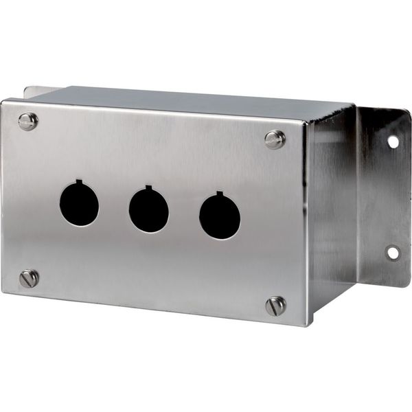 Surface mounting enclosure, stainless steel, 3 mounting locations image 4