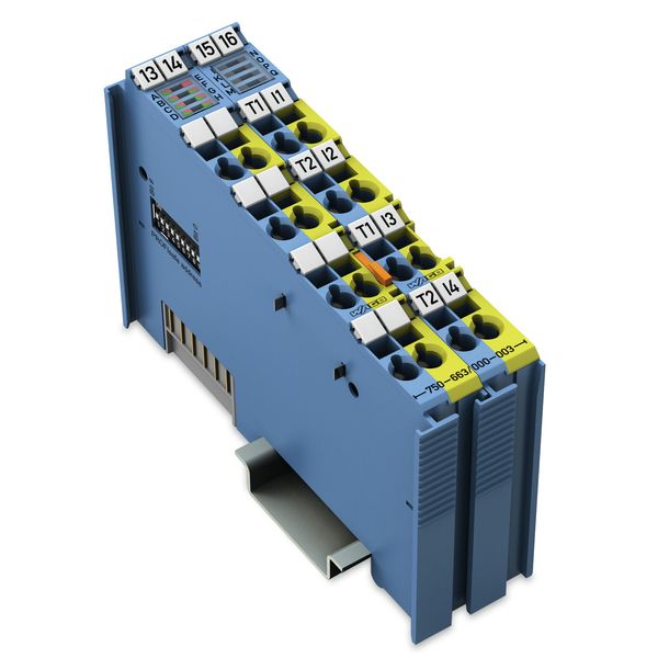 Intrinsically safe 4-channel digital input 24 VDC PROFIsafe V2.0 iPar image 1