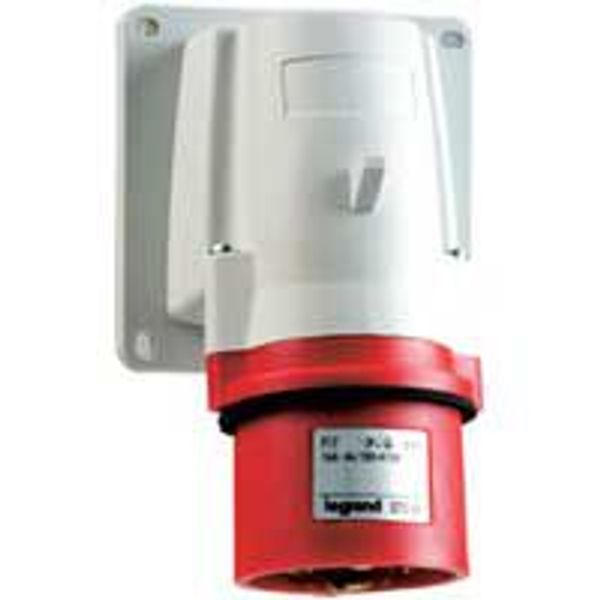 Appliance inlet P17 - IP 44 - 380/415 V~ - 32 A - 3P+E image 1