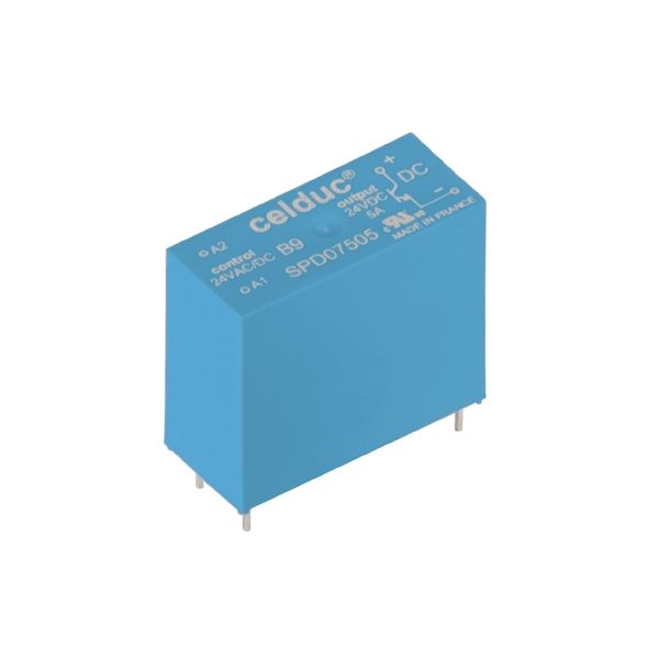 Solid-state relay, 15 V UC...30 V UC, 0...30 V DC, 5 A, Plug-in connec image 1