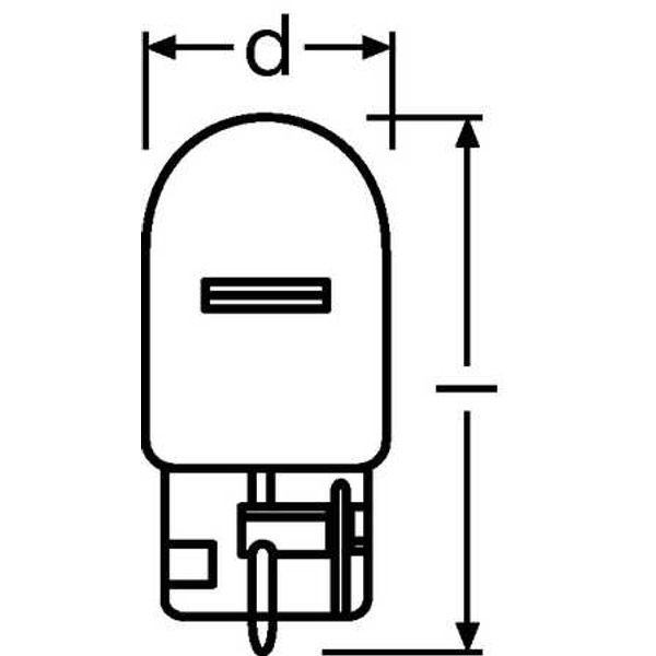 7504 21W 12V WX3X16D UNV1 OSRAM image 2