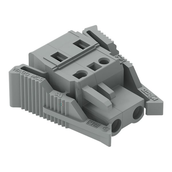 1-conductor female connector CAGE CLAMP® 2.5 mm² gray image 5