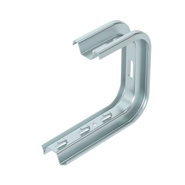 TPDG 195 FS  Wall and ceiling bracket, for grid gutter, W195mm, Steel, St, strip galvanized, DIN EN 10346 image 1