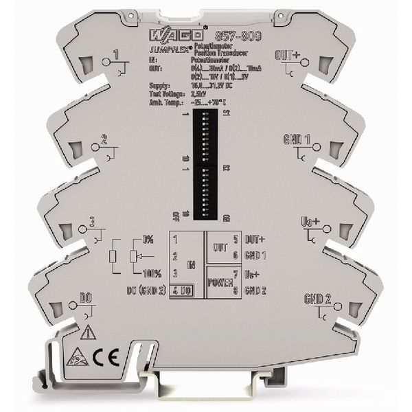 Potentiometer signal conditioner Current and voltage output signal Dig image 2