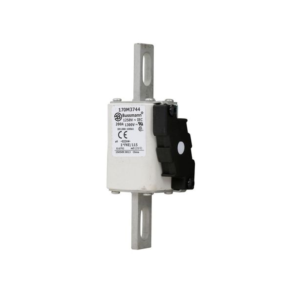 Fuse-link, high speed, 200 A, AC 1250 V, compact size 1, 45 x 59 x 156 mm, aR, IEC, UL, single indicator image 13