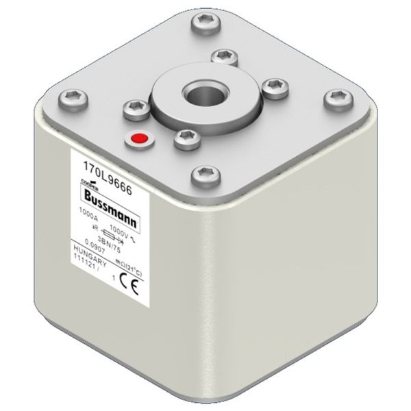 Fuse-link, high speed, 450 A, AC 2000 V, Size 3, 76 x 90 x 201 mm, aR, DIN, IEC, single indicator image 2