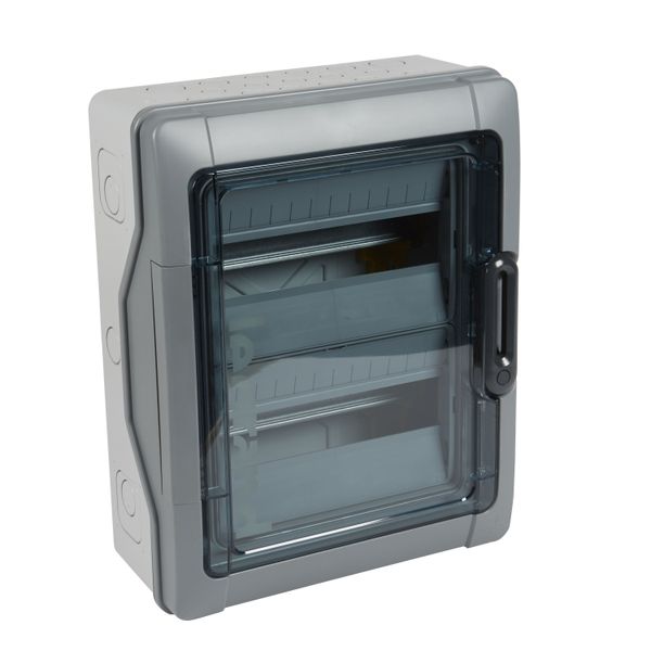 PLEXO3 IP65 WEATHERPROOF CABINET 2X12 MODULES WITH TERMINAL BLOCK image 2