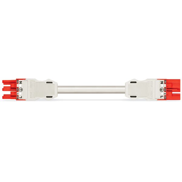 pre-assembled interconnecting cable Eca Socket/plug red image 4