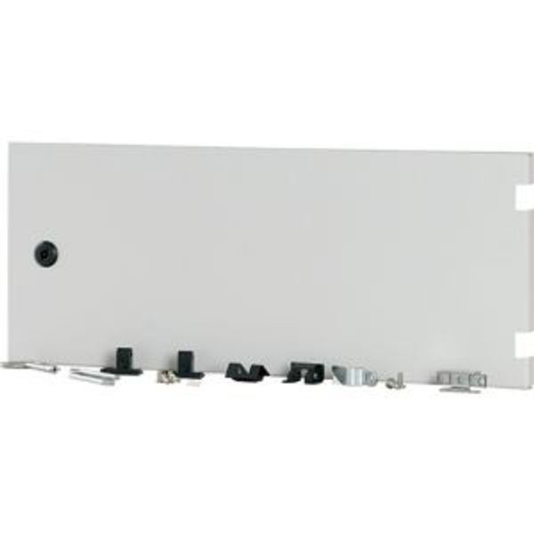 Section wide door, closed, HxW=250x600mm, IP55, grey image 4