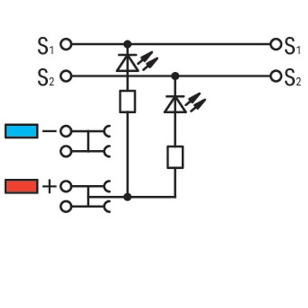 3-conductor sensor terminal block LED (yellow) for NPN-(low-side) swit image 5