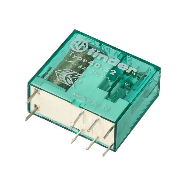 PCB/Plug-in Rel. 5mm.pinning 2CO 8A/24VUC bistable/Agni (40.52.6.024.0000) image 4