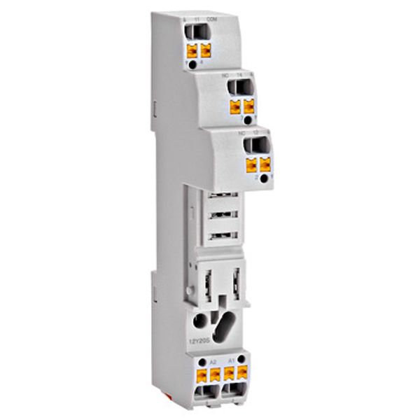 Plug-in socket, logical arrangement for 1-pole RXT relay image 1