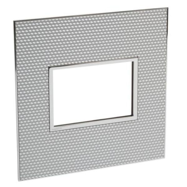 Arteor™ - American and South African standard plate square version 3 modules for 4'' x 4'' box - Signature - Cube image 1