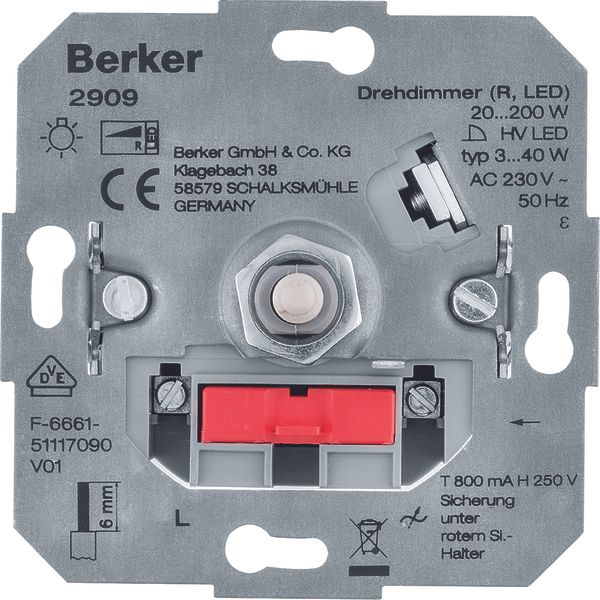 Rotary dimmer (R, LED), light control image 1