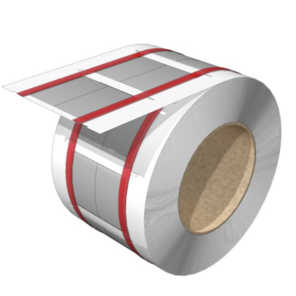 Cable coding system, 12.7 - 25.4 mm, 40.5 mm, Polyolefine, white image 1