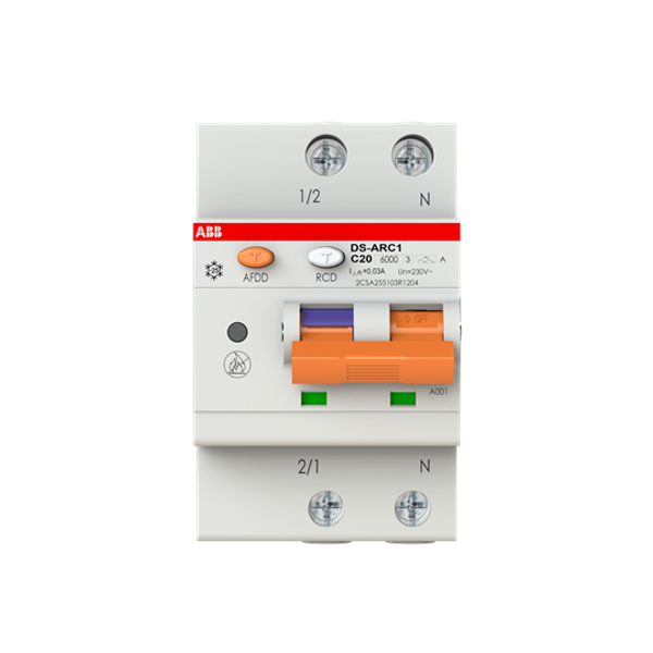 DS-ARC1 C20 A30 Arc fault detection device integrated with RCBO image 9