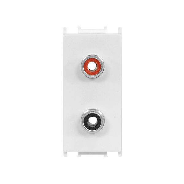 Audiosocket 1M 2xRCA, white image 1