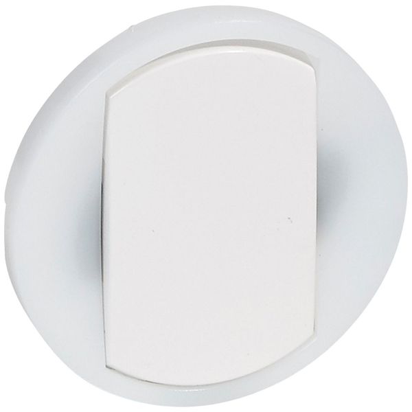 COVER PLATE LUM RING WHITE image 1