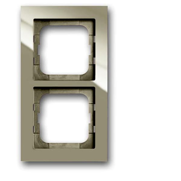 1722-299 Cover Frame Busch-axcent® maison-beige image 1