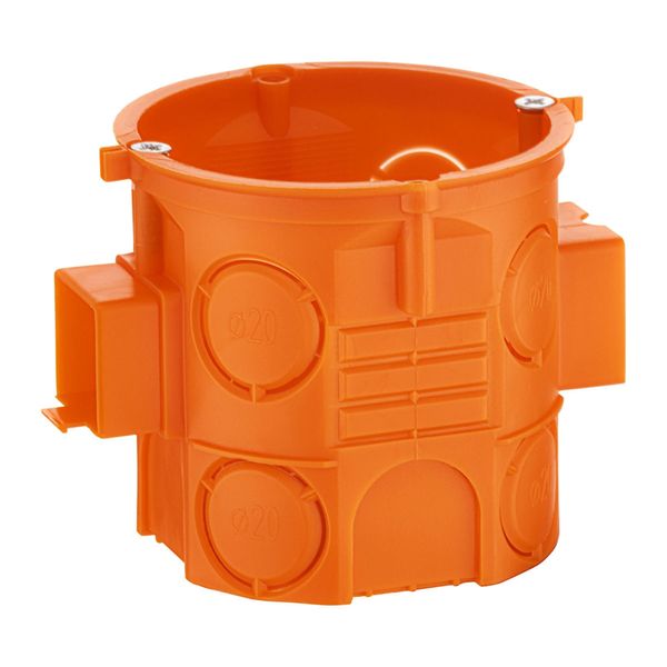 Flush mounted junction box S60DFw orange image 1