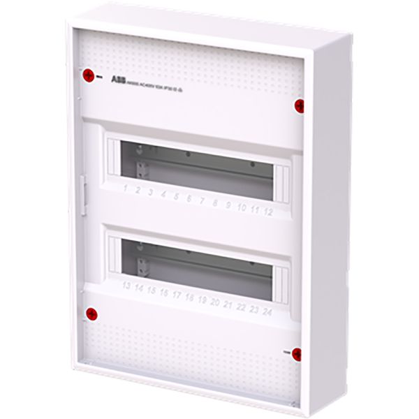 Consumer Unit, 24PLE 2R , Without Door , RAL9016 image 1