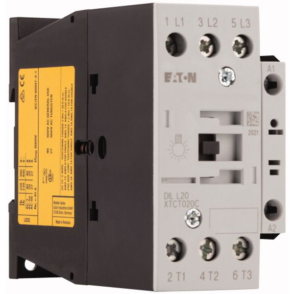 Lamp load contactor, 230 V 50 Hz, 240 V 60 Hz, 220 V 230 V: 20 A, Contactors for lighting systems image 4