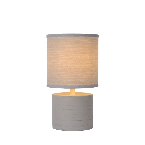 GREASBY Table Lamp E14 H26cm Grey image 1