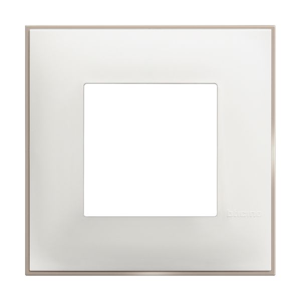 CLASSIA - COVER PLATE 2P WHITE SATIN image 1