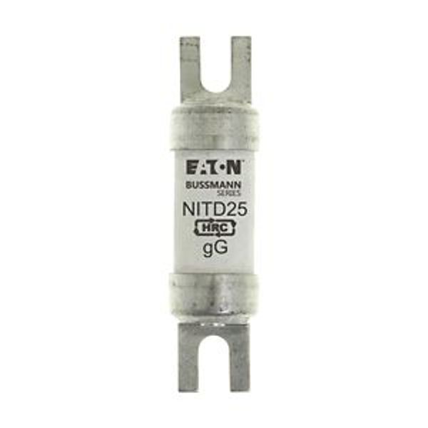 Fuse-link, LV, 25 A, AC 550 V, BS88/A1, 14 x 55 mm, gL/gG, BS image 5