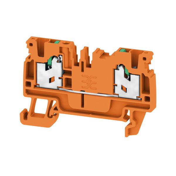 Feed-through terminal block, SNAP IN, 2.5 mm², 800 V, 24 A, Number of  image 1