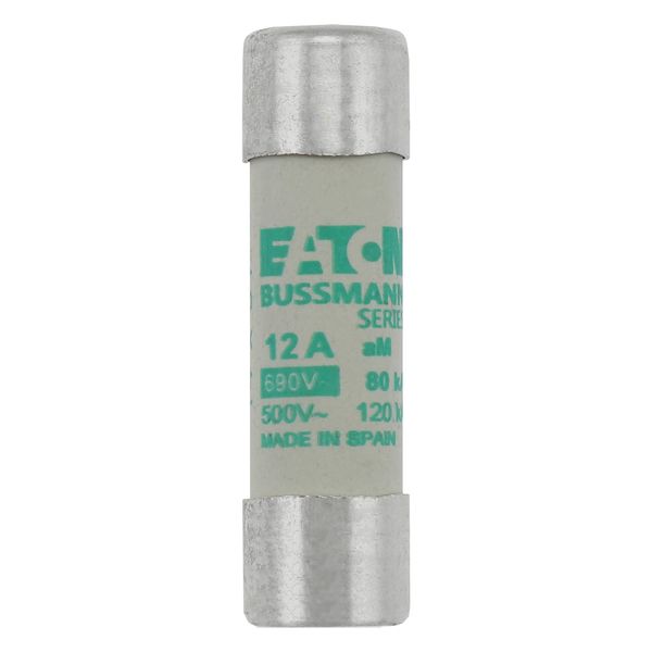 Fuse-link, LV, 12 A, AC 690 V, 14 x 51 mm, aM, IEC image 5