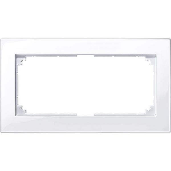 M-PLAN frame, 2-fold without middle bar, active white glossy image 1