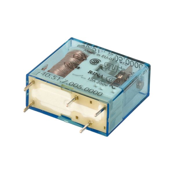 PCB/Plug-in Rel. 5mm.pinning 1CO 10A/5VDC/SEN/Agni (40.51.7.005.0000) image 4