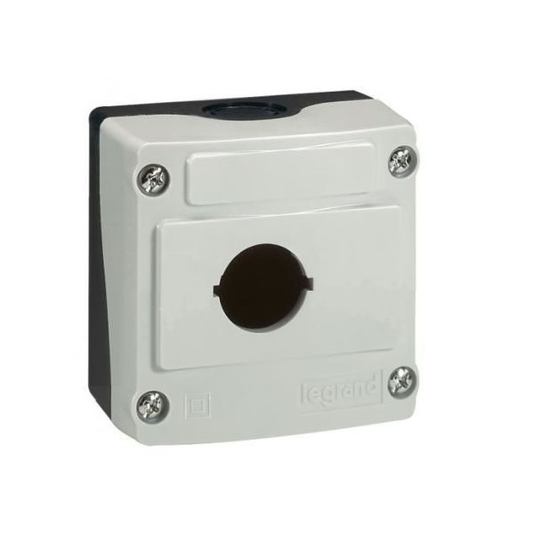 Osmoz control station to be equipped - IP 66 - IK 07 - 1 hole - grey image 1