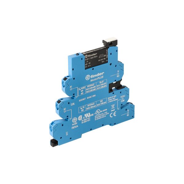 Rel. interface SSR MasterPLUS Push-IN In.6VDC/SEN/1S Out.6A/24VDC (39.60.7.006.9024) image 3