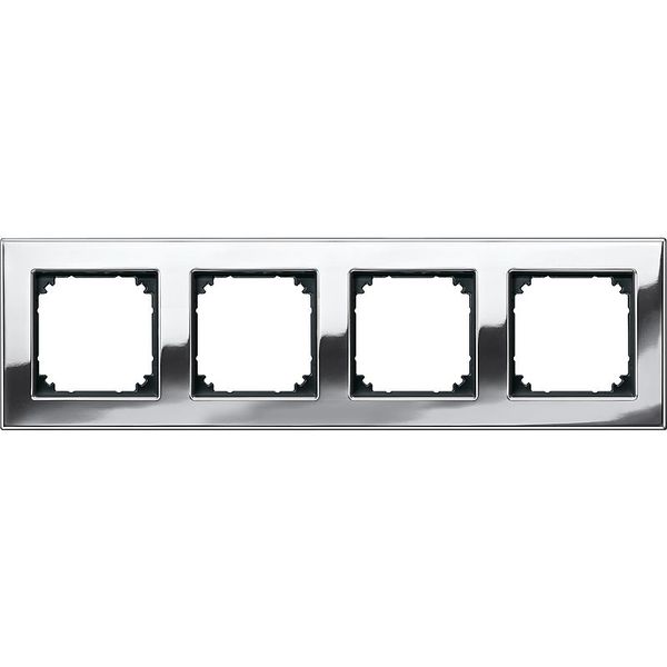 M-PLAN metal frame, 4-fold, chrome image 1