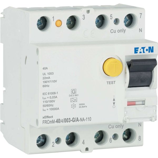 Residual current circuit breaker (RCCB), 40A, 4p, 30mA, type G/A image 12