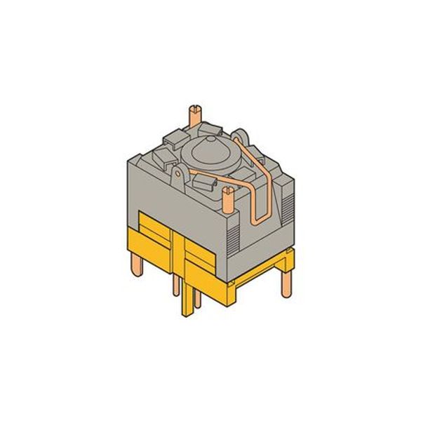 FIDE-2/4, PLUGS, 2X4 POLES, SHORT COVER, 2 CODING PINS, 8 LOCKING PINS, ORANGE image 1