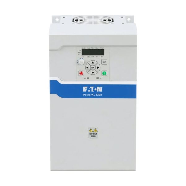 Variable frequency drive, 600 V AC, 3-phase, 18 A, 11 kW, IP20/NEMA0, 7-digital display assembly, Setpoint potentiometer, Brake chopper, FS4 image 3