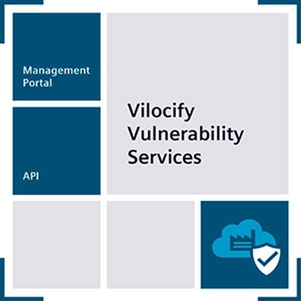 Vilocify Vulnerability Services: Mgmt. Portal Extended - New component request (Industrial Vulnerability Manager). The service contains: the creation of a new, unique component image 1