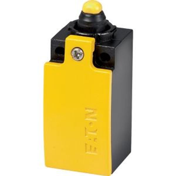 Safety position switch, LS(M)-…, Rounded plunger, Basic device, expandable, 2 N/O, Yellow, Metal, Cage Clamp, -25 - +70 °C image 6