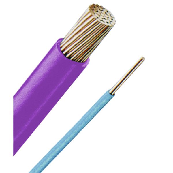 Halogenfree Single Core Wire H07Z-U 1,5 violet, single core image 1