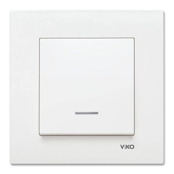 Karre White (Quick Connection) Illuminated Switch image 1