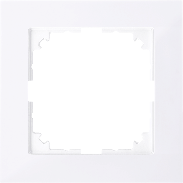 M-Pure frame, 1-gang, active white image 2