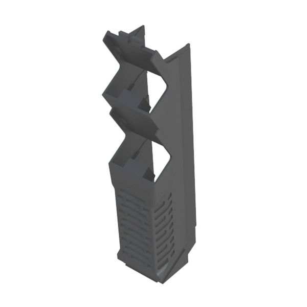 Side element, IP20 in installed state, Plastic, Graphite grey, Width:  image 1