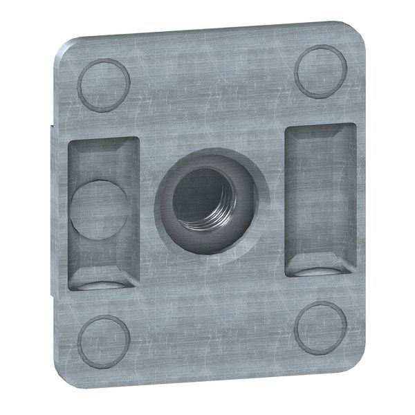 Serrated quarter-turn sliding nut - M6. Supply: 10 units image 1