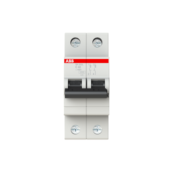 SH202L-C40 Miniature Circuit Breaker - 2P - C - 40 A image 1