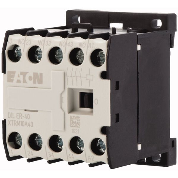 Contactor relay, 110 V 50 Hz, 120 V 60 Hz, N/O = Normally open: 4 N/O, Screw terminals, AC operation image 3